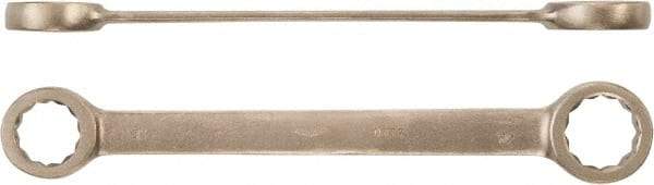 Ampco - 1-3/16" x 1-1/4" 12 Point Box Wrench - Double End, Aluminum Bronze, Plain Finish - Benchmark Tooling