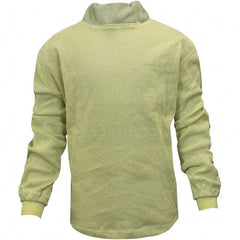 National Safety Apparel - Size 5XL Yellow Cut Resistant Long Sleeve T-Shirt - Exact Industrial Supply