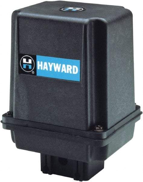 Hayward - 1/2 & 2" Pipe, 250 psi WOG Rating, PVC Electric Actuated Ball Valve - EPDM Seal, Full Port, 250 WSP Rating - Benchmark Tooling