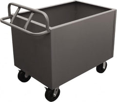 Durham - 2,000 Lb Load Capacity, Steel Box Truck - 36" Wide x 24" Long x 29-1/2" High, Gray - Benchmark Tooling