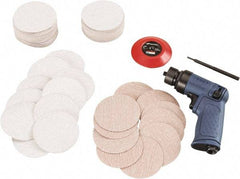 Ingersoll-Rand - 15,000 RPM, 15,000 OPM, 18.1 CFM Air Consumption, 90 psi Air Pressure, Random Air Orbital Sander - Round Pad, Hook & Loop Backing, 1/4 NPT Inlet - Benchmark Tooling