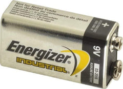 Energizer - Size 9V, Alkaline, 72 Pack, Standard Battery - 9 Volts, Miniature Snap Terminal, 6LR61, ANSI, IEC Regulated - Benchmark Tooling