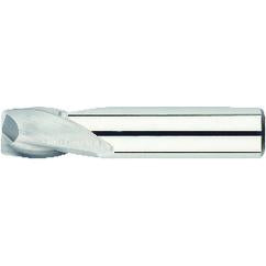 5/8 Dia. x 3 Overall Length 2-Flute Square End Solid Carbide SE End Mill-Round Shank-Center Cut-Uncoated - Benchmark Tooling