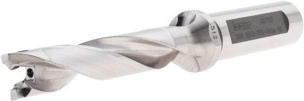 Iscar - 0.512" to 0.528" Diam, 5xD, 2.56" Max Depth, 5/8" Shank Diam, 5.14" OAL, Replaceable-Tip Drill - FCP, ICK, ICK-2M, ICM, ICP, iCP-2M Insert, 92819580 Toolholder, Series SumoCham - Benchmark Tooling