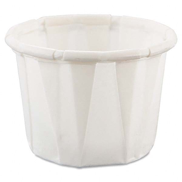 DART - Paper Portion Cups, .5 oz, White, 250/Bag, 20 Bags/Carton - Benchmark Tooling