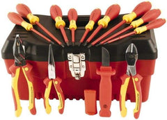 Wiha - 12 Piece Insulated Hand Tool Set - Comes in Molded Case - Benchmark Tooling