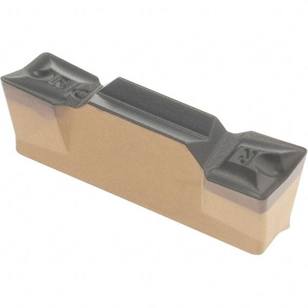 Iscar - 5004HFPR Grade IC8250, 5mm Cutting Width Carbide Grooving Insert - 2.5mm Max Depth of Cut, Right Hand, 0.4mm Corner Radius, TiCN/Al2O3/TiN Finish - Benchmark Tooling