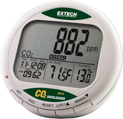 Extech - -14 to 140°F, 0 to 99.9% Humidity Range, Air Quality Monitor - Benchmark Tooling