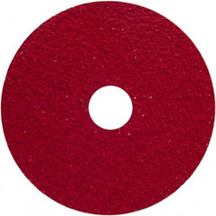 Norton - 7" Diam 7/8" Hole 50 Grit Fiber Disc - Coarse Grade, Ceramic Alumina - Benchmark Tooling