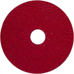 Norton - 7" Diam 7/8" Hole 24 Grit Fiber Disc - Very Coarse Grade, Ceramic Alumina - Benchmark Tooling