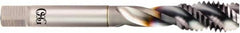 OSG - 7/8-14 UNF 4 Flute 3B Modified Bottoming Spiral Flute Tap - Powdered Metal, TiCN Finish, 125mm OAL, Right Hand Flute, Right Hand Thread, H4, Series 16505 - Benchmark Tooling