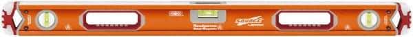 SAVAGE by SWANSON - Magnetic 32" Long 3 Vial Box Beam Level - Aluminum, Orange - Benchmark Tooling