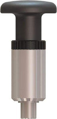 Made in USA - 1/2" Pin Diam, 0.57" Usable Length, Pull Knob Handle Quick Release Pin - 3.79" OAL - Benchmark Tooling
