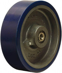 Hamilton - 10 Inch Diameter x 3 Inch Wide, Polyurethane on Cast Iron Caster Wheel - 3,240 Lb. Capacity, 3-1/2 Inch Hub Length, 3/4 Inch Axle Diameter, Sealed Precision Ball Bearing - Benchmark Tooling