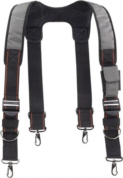Ergodyne - Suspenders - Polyester, Gray - Benchmark Tooling
