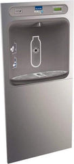 Halsey Taylor - 8 GPH Cooling Capacity In Wall Recessed Water Cooler & Fountain - In-Wall, 20 to 105 psi, 0.20 hp, Stainless Steel - Benchmark Tooling