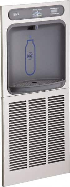 Halsey Taylor - 8 GPH Cooling Capacity In Wall Recessed Water Cooler & Fountain - In-Wall, 20 to 105 psi, 0.20 hp, Stainless Steel - Benchmark Tooling