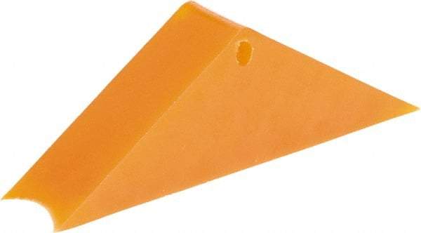 Vestil - 2-1/4" Wide x 3-5/8" High x 11" Deep, Plastic Wheel Chock - Benchmark Tooling