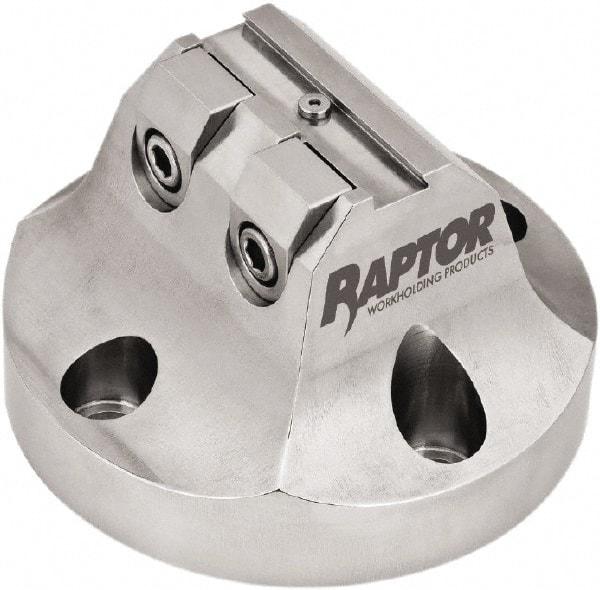 Raptor Workholding - 3/8" Jaw Width, 3" High Dovetail Vise - For Use with 4 & 5 Axis Workholding Systems - Benchmark Tooling