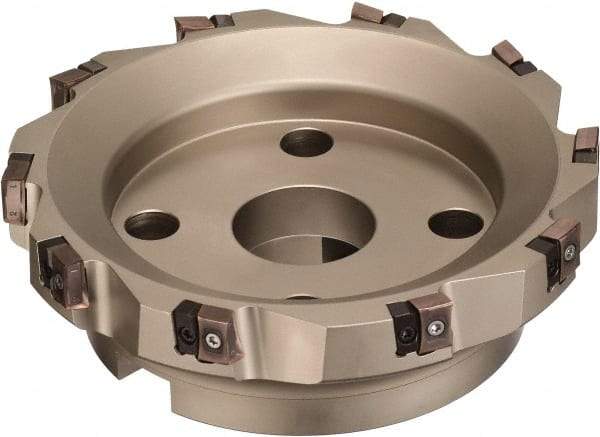 Sumitomo - 4.9213" Cut Diam, 8mm Max Depth, 1.5748" Arbor Hole, 6 Inserts, RDET16 Insert Style, Indexable Copy Face Mill - RSX Cutter Style, 2.4803 High, Series RSX - Benchmark Tooling