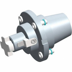 Exsys-Eppinger - ER25 PRECI-FLEX Taper Shank 1" Pilot Diam Shell Mill Holder - 1-15/64" Flange to Nose End Projection - Exact Industrial Supply