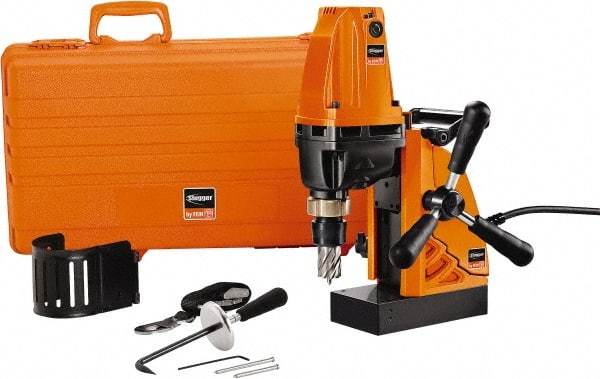 Fein - 3/4" Chuck, 2" Travel, Portable Magnetic Drill Press - 680 RPM, 750 Watts - Benchmark Tooling