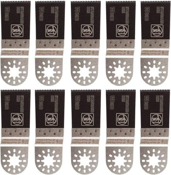 Fein - Rotary & Multi-Tool Multi-Use Saw Blade - 1-3/8" Standard E-Cut Blade, For Fein Multimaster, Wood, Drywall, Plastic Saw Blade - Benchmark Tooling