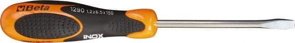 Beta - 2.5mm Blade Width, Standard Slotted Screwdriver - Round Shank, Ergonomic Handle - Benchmark Tooling