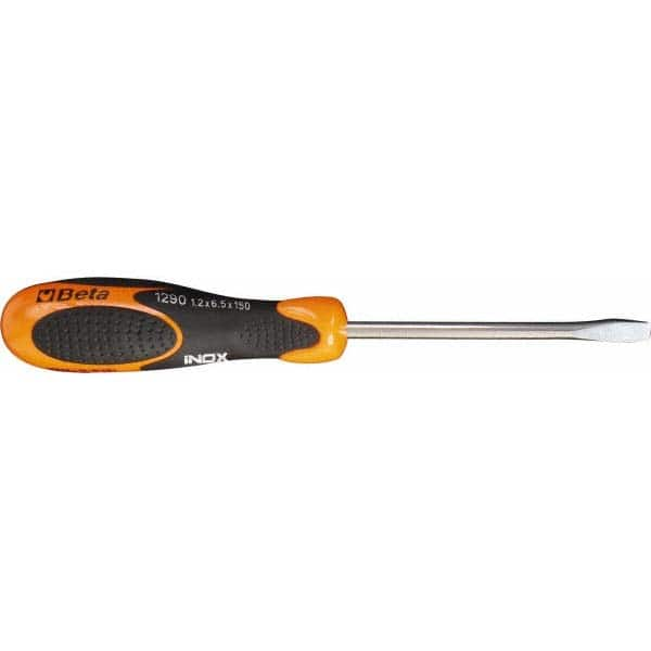 Beta - 3mm Blade Width, 6-1/2" OAL, Standard Slotted Screwdriver - Benchmark Tooling