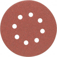Porter-Cable - 5" Diam, 120 Grit, Aluminum Oxide Hook & Loop Disc - Fine Grade, Coated, C Weight Paper Backing, - Benchmark Tooling