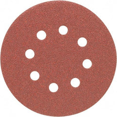 Porter-Cable - 5" Diam, 80 Grit, Aluminum Oxide Hook & Loop Disc - Medium Grade, Coated, C Weight Paper Backing, - Benchmark Tooling