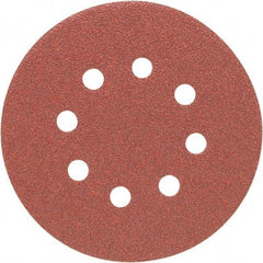 Porter-Cable - 5" Diam, 180 Grit, Aluminum Oxide Hook & Loop Disc - Very Fine Grade, Coated, C Weight Paper Backing, - Benchmark Tooling