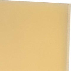 Made in USA - 1/4" Thick x 24" Wide x 2' Long, Polyurethane Sheet - Natural, 75D Hardness, ±0.015 Tolerance - Benchmark Tooling