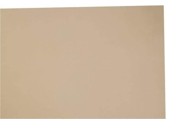 Made in USA - 1/16" Thick x 12" Wide x 1' Long, Polyurethane Sheet - Natural, 90A Hardness, ±0.010 Tolerance - Benchmark Tooling