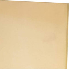 Made in USA - 1/8" Thick x 12" Wide x 1' Long, Polyurethane Sheet - Natural, 90A Hardness, ±0.010 Tolerance - Benchmark Tooling