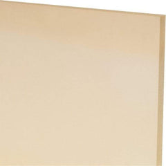 Made in USA - 3/16" Thick x 24" Wide x 1' Long, Polyurethane Sheet - Natural, 90A Hardness, ±0.010 Tolerance - Benchmark Tooling