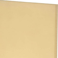 Made in USA - 1/4" Thick x 12" Wide x 1' Long, Polyurethane Sheet - Natural, 90A Hardness, ±0.015 Tolerance - Benchmark Tooling