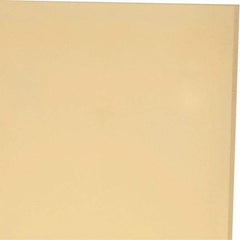 Made in USA - 1/8" Thick x 24" Wide x 1' Long, Polyurethane Sheet - Natural, 95A Hardness, ±0.010 Tolerance - Benchmark Tooling