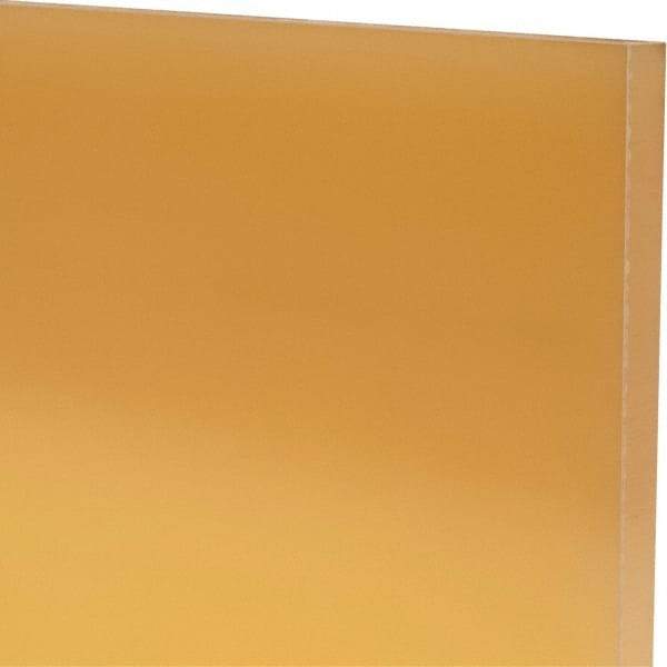 Made in USA - 3/8" Thick x 24" Wide x 1' Long, Polyurethane Sheet - Natural, 95A Hardness, ±0.015 Tolerance - Benchmark Tooling