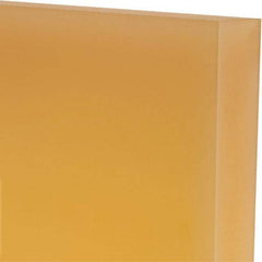 Made in USA - 1" Thick x 12" Wide x 1' Long, Polyurethane Sheet - Natural, 95A Hardness, ±0.025 Tolerance - Benchmark Tooling