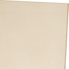 Made in USA - 1/8" Thick x 48" Wide x 4' Long, Polyurethane Sheet - Natural, 60A Hardness, ±0.010 Tolerance - Benchmark Tooling