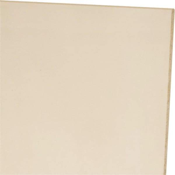 Made in USA - 1/8" Thick x 24" Wide x 1' Long, Polyurethane Sheet - Natural, 60A Hardness, ±0.010 Tolerance - Benchmark Tooling