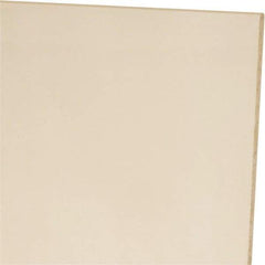 Made in USA - 1/8" Thick x 24" Wide x 1' Long, Polyurethane Sheet - Natural, 60A Hardness, ±0.010 Tolerance - Benchmark Tooling