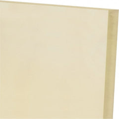 Made in USA - 2' x 24" x 1/2" Natural (Color) Polyurethane Sheet - Benchmark Tooling