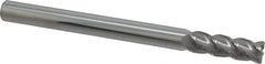 Accupro - 1/2", 4 Flute, Single End, Solid Carbide, 0.045" Corner Radius End Mill - 6" OAL, 40° Helix, Right Hand Flute, 1-1/2" LOC, Right Hand Cut - Benchmark Tooling