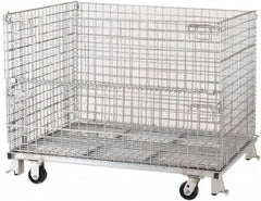 Nashville Wire - 40" Deep, Rectangular Steel Wire Basket - 36" High - Benchmark Tooling