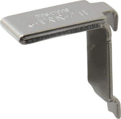 Sugatsune - 99 Lb Capacity, 430 Stainless Steel, Shelf Support Bracket - 20mm Long, 24.2mm High, 10mm Wide - Benchmark Tooling