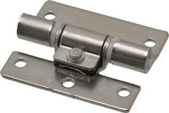 Sugatsune - 1-63/64" Long x 1-11/16" Wide x 5/64" Thick, Stainless Steel Torque Hinge - Stainless Steel, Polished Finish - Benchmark Tooling
