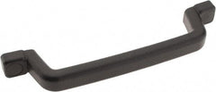 Sugatsune - Polyurethane Around Steel Core Chest Handle - 10-27/32" Wide x 2-1/4" High, Black Coated, 2 Holes - Benchmark Tooling