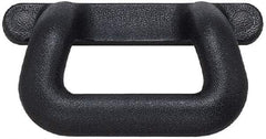 Sugatsune - Polyurethane Around Steel Core Chest Handle - 175mm Wide x 2-39/64" High, Black Coated, 2 Holes - Benchmark Tooling